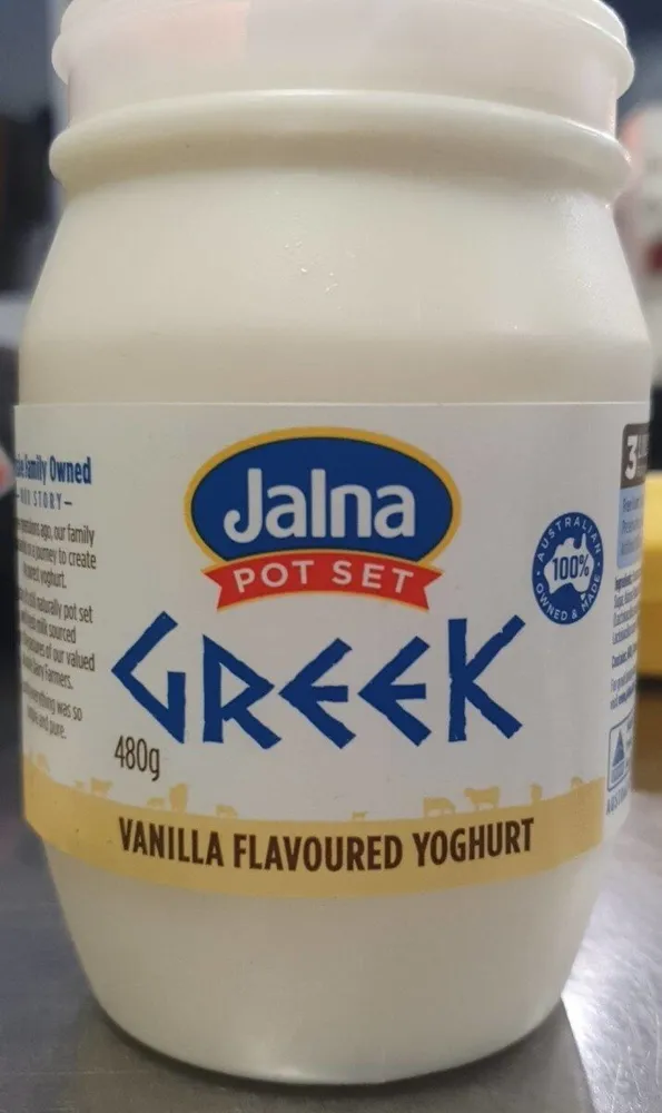 Pot Set Vanilla Flavoured Greek Yoghurt