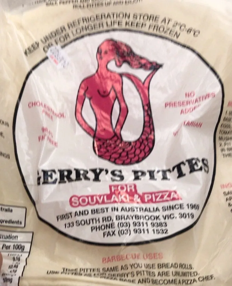 Gerry's Pittes for Souvlaki & Pizza