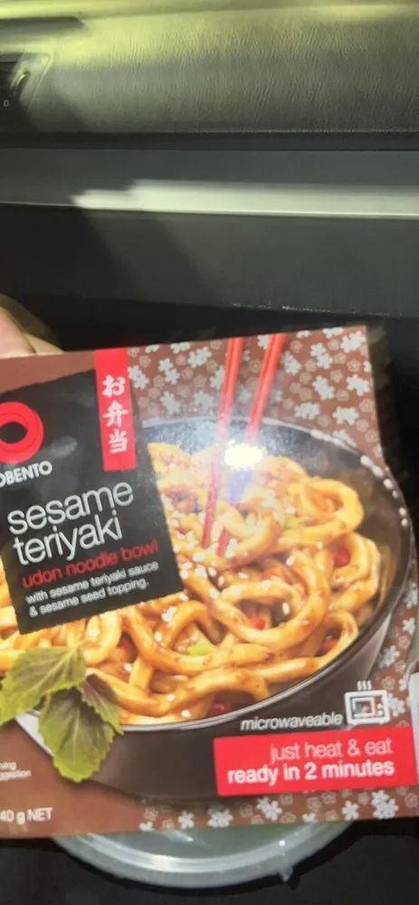 Sesame teriyaki udon noodle bowl
