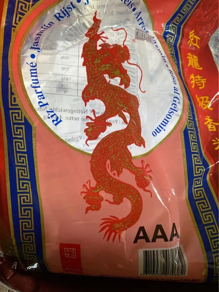 Red Dragon Brand Jasmine Rice Aaa 10LB