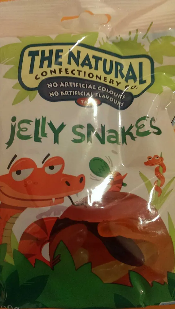 The natural confectionery co. candy jelly snakes