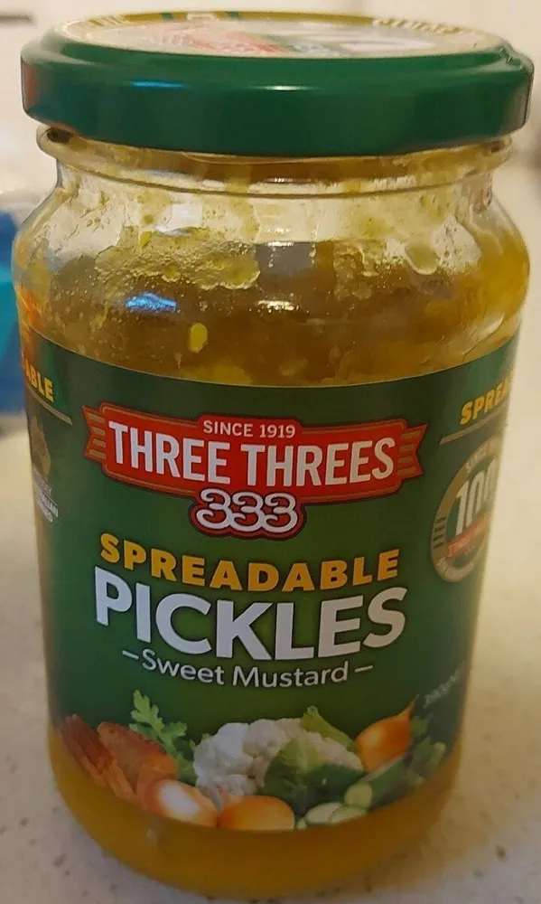 Spreadable Pickles Sweet Mustard