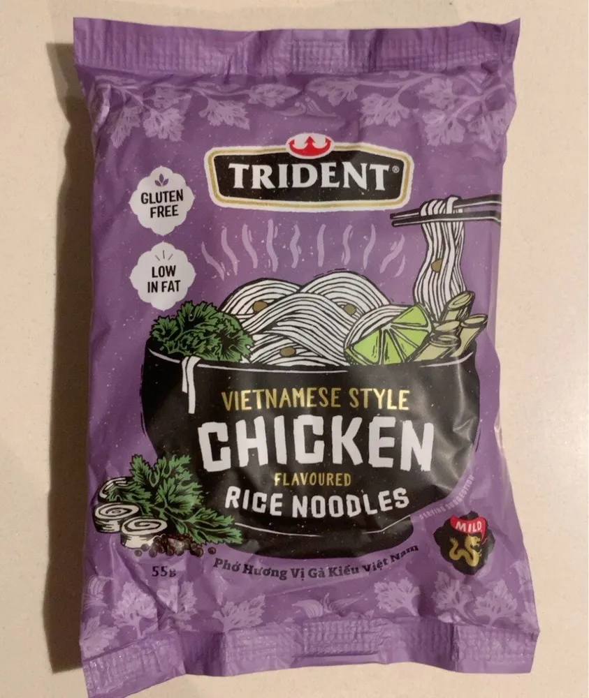 vietnamese style chicken flavored rice noodles