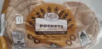 POCKETS WHOLEMEAL PITA