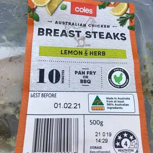 CHICKEN BREAST STEAKS