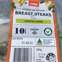 CHICKEN BREAST STEAKS