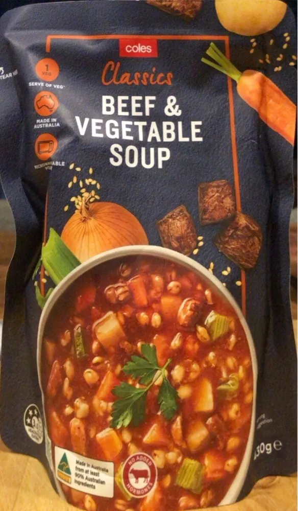 Beef and vegetable soup