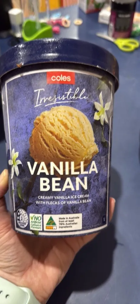 Classic & Irresistible Creamy Vanilla Ice Cream with Flecks of Vanilla Bean
