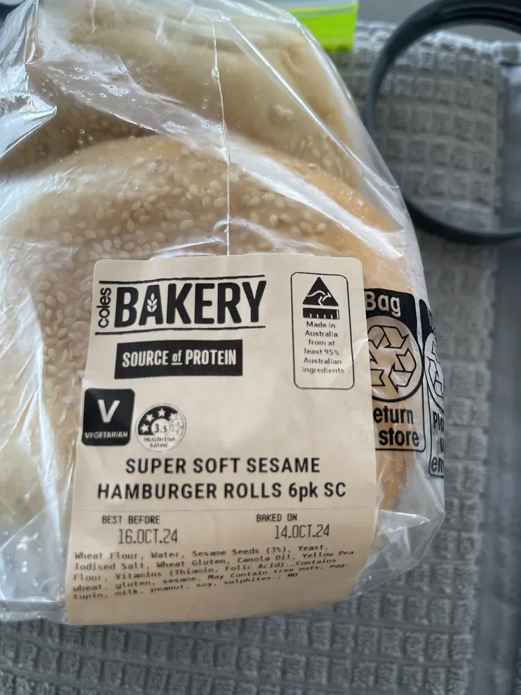 Super Soft Sesame Hamburger Rolls