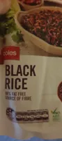 coles black rice
