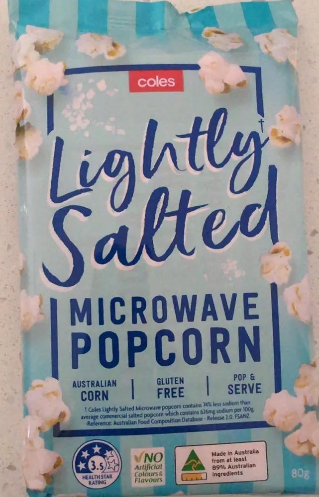 Lightly Salted Microwave Popcorn