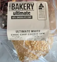 40% White Choc Cookies 6pk