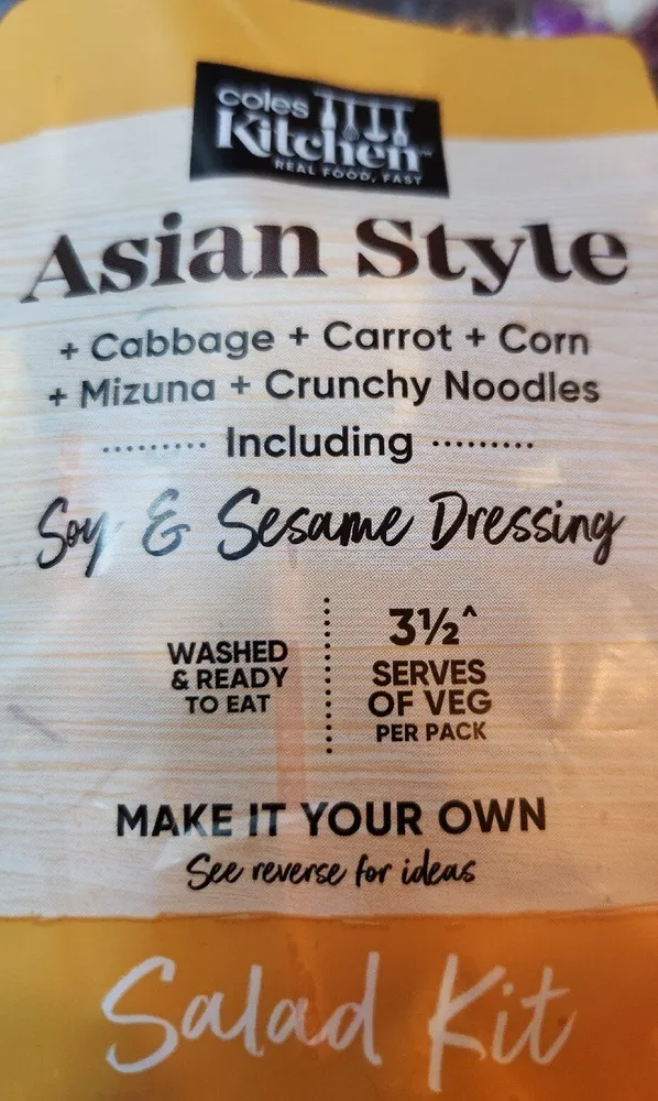 Asian Style Salad Kit