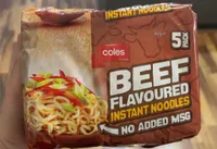 Beef flavoured noodles
