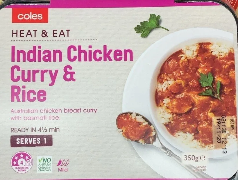 Mild Chicken Curry & Rice