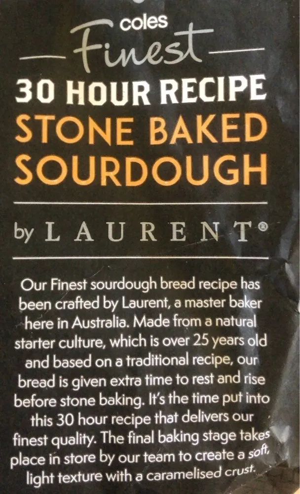 STONE BAKED SOURDOUGH