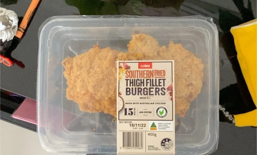 CHICKEN THIGH FILLET BURGERS SOUTHERN FRIED