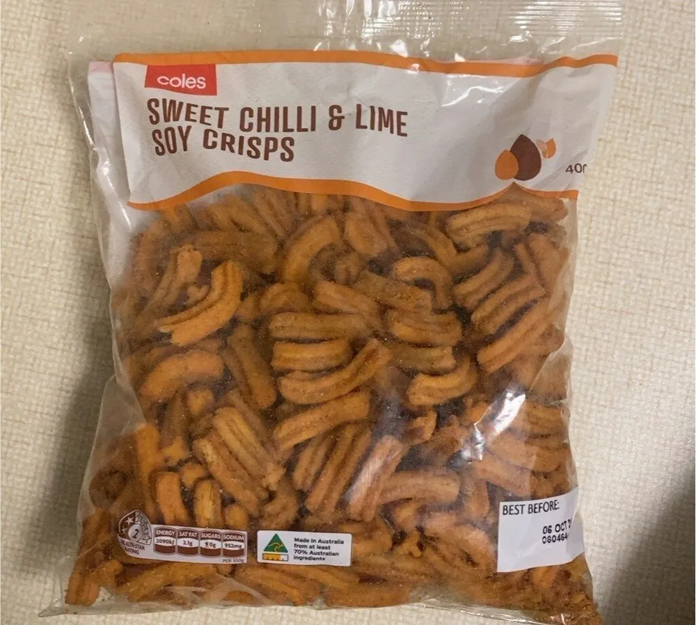 Sweet Chilli & Lime Soy Crisps