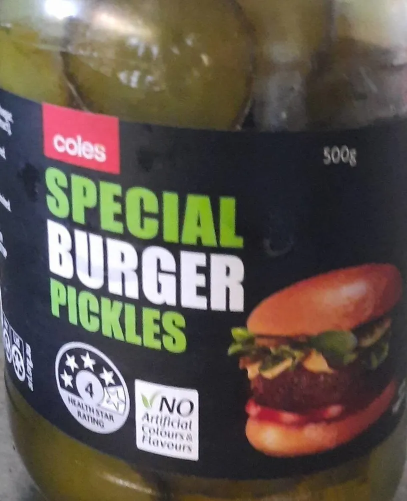 SPECIAL BURGER PICKLES