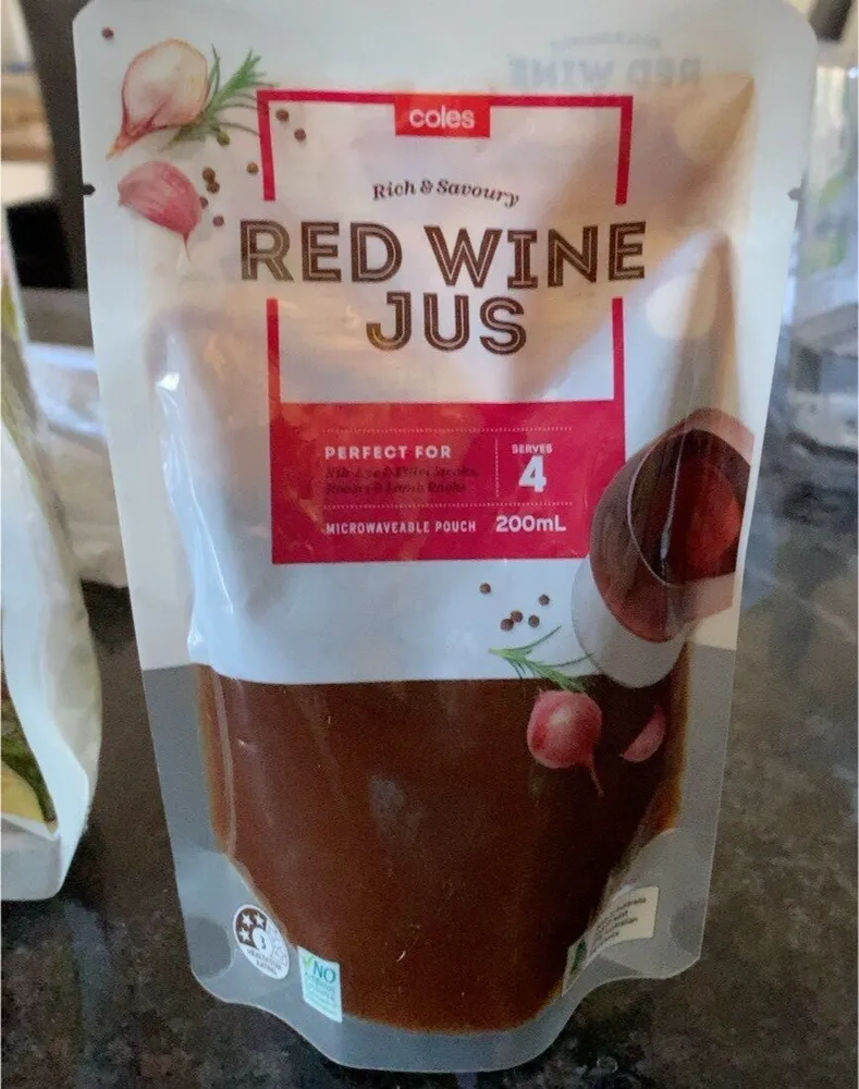 Red wine jus