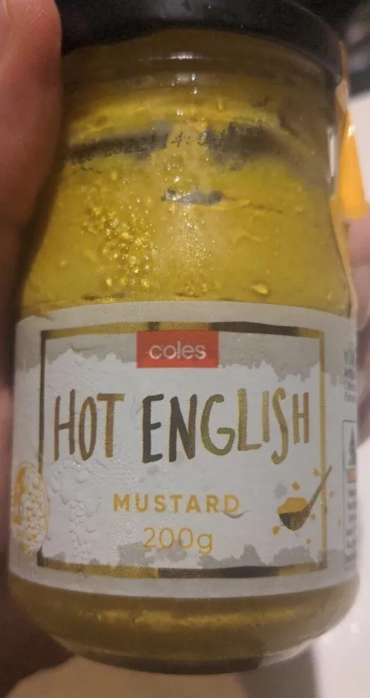 Hot English mustard