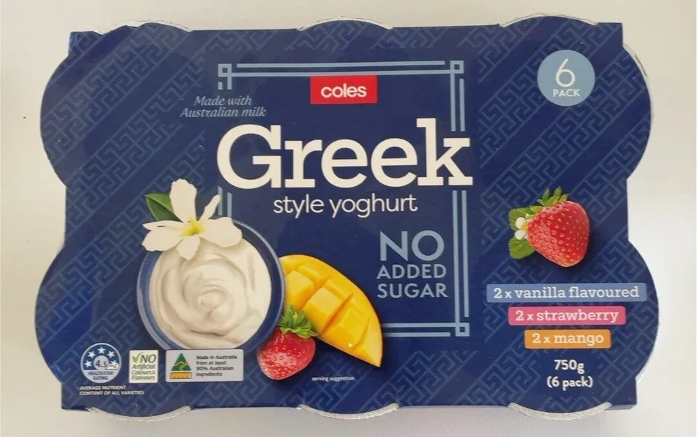 Greek Style Yoghurt 6 Pack