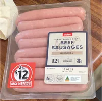 Australian Beef Sausages Original