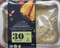 Chicken Breasts Filled with Garlic & Herb Butter