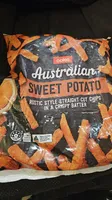 Australian Sweet Potato Rustic Style Straight Cut Chips in a Crispy Batter