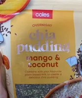 chia pudding mango & coconut