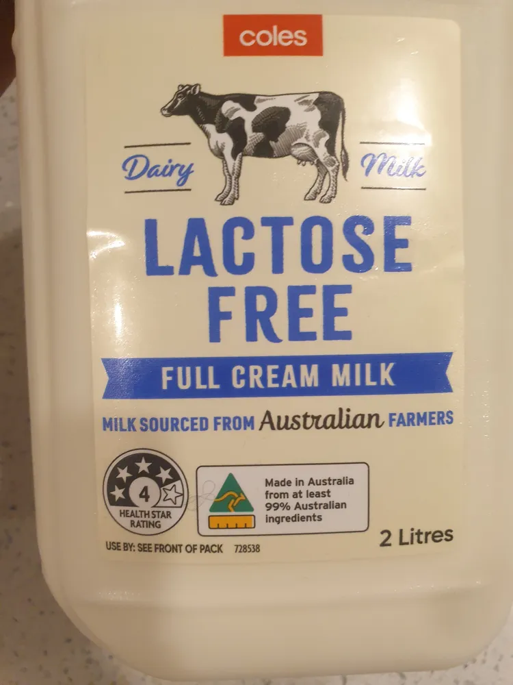 Lactose Free Full Cream Milk