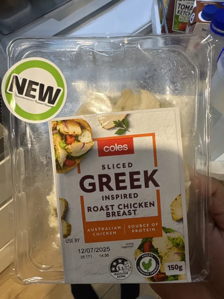 Sliced Greek Inspired Roast Chicken Breast