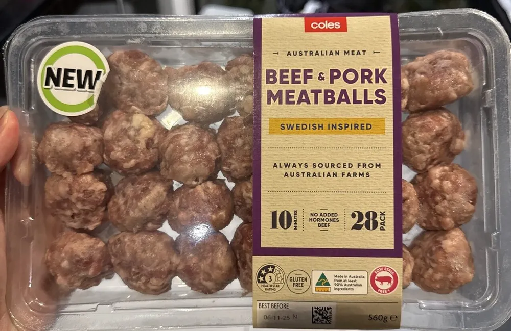 Beef & Pork Meatballs Swedish Inspired