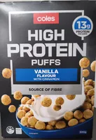 High Protein Puffs Vanilla Flavour with Cinnamon