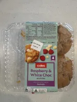 Raspberry & White Choc Muffins