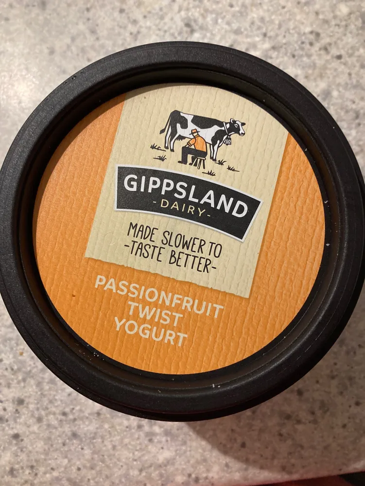 Passion fruit Twist Yogurt