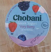 Chobani Greek yogurt very Berry on the bottom