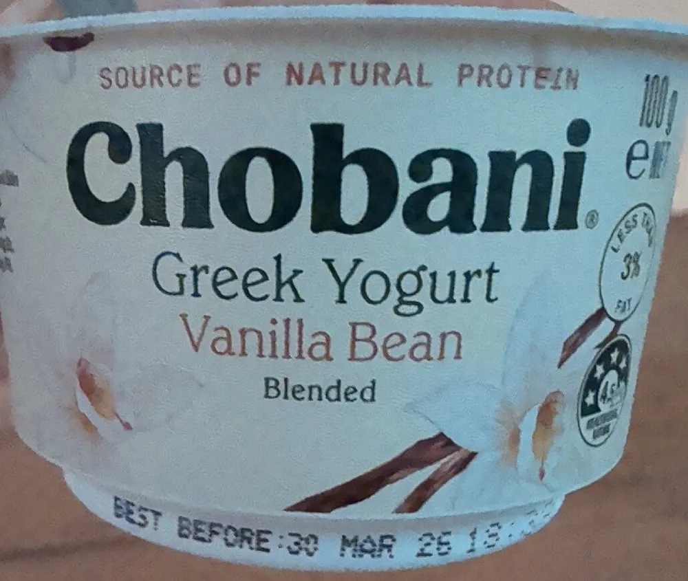 Greek Yogurt, Vanilla Bean