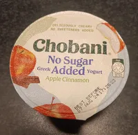No Sugar Added Greek Yoghurt Apple Cinnamon