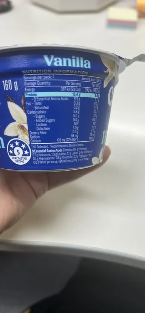 Vanilla Greek Yogurt