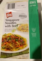 Singapore Noodles with Mixed Vegetables & Beef