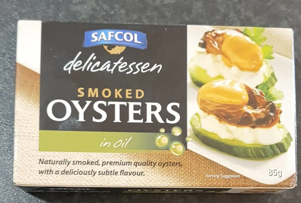 Smoked Oysters in oil
