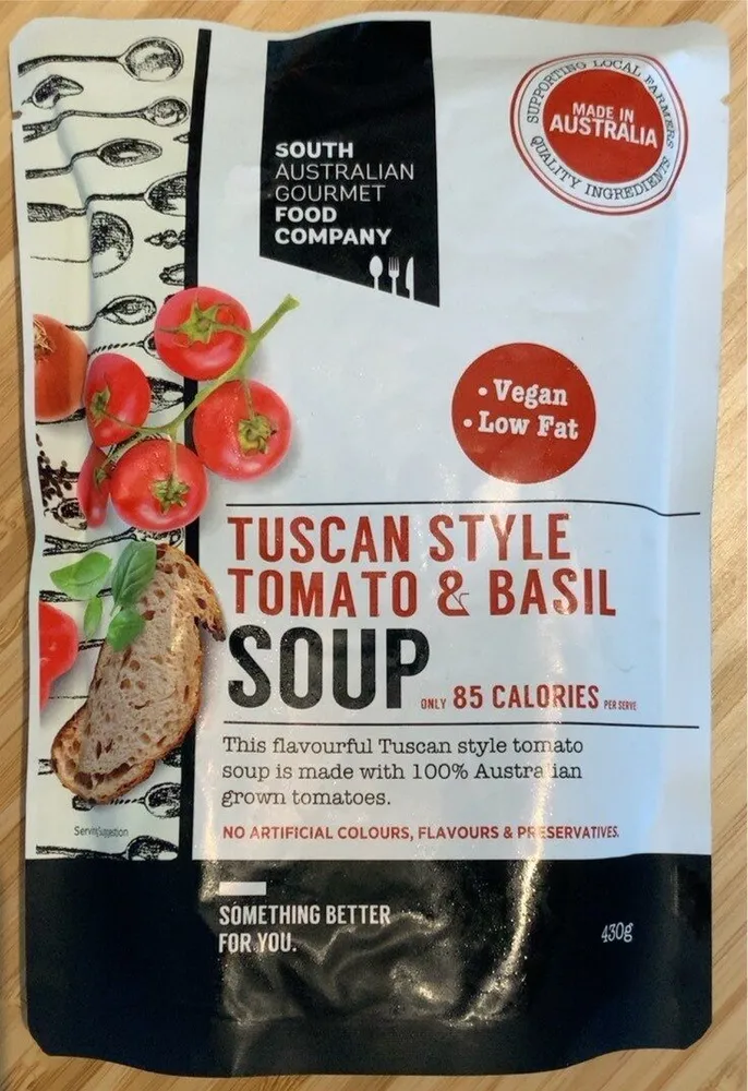 Tuscan Style Tomato & Basil Soup