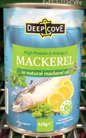 Mackerel in natural mackerel oil