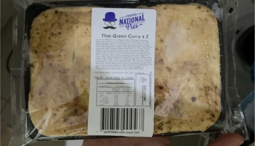 Thai Green Curry Pie