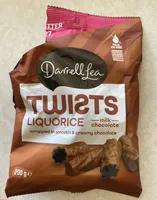 TWISTS LIQUORICE milk chocolate