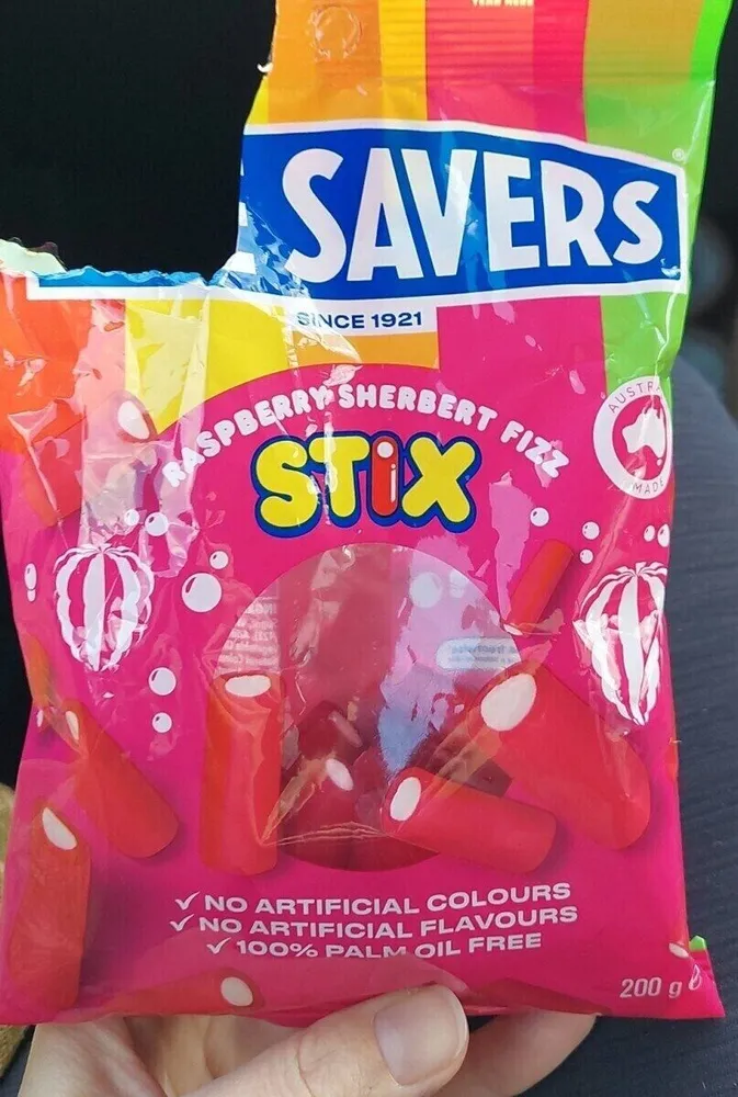 Raspberry Sherbert Fizz Stix