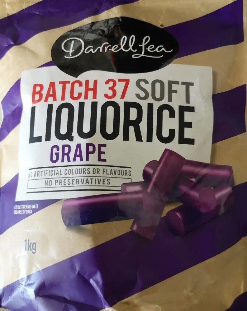 batch soft liquorice grape