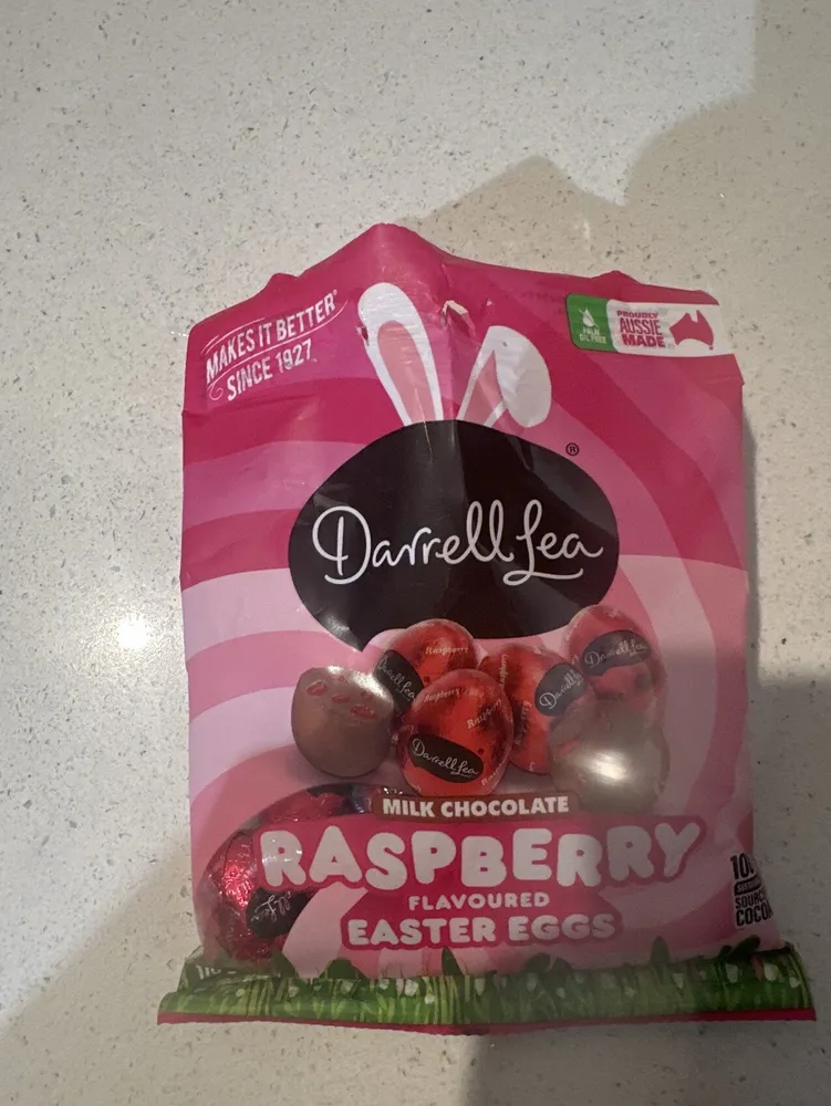 Milk Chocolate Raspberry Flavoured Easter Eggs