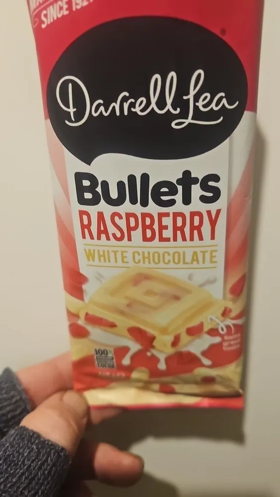 Bullets Raspberry White Chocolate